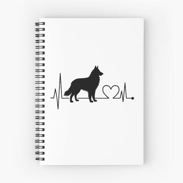 Item preview, Groenendael Heartbeat Design – Perfect Gift for Groenendael Lovers designed and sold by GoodyPaws.
