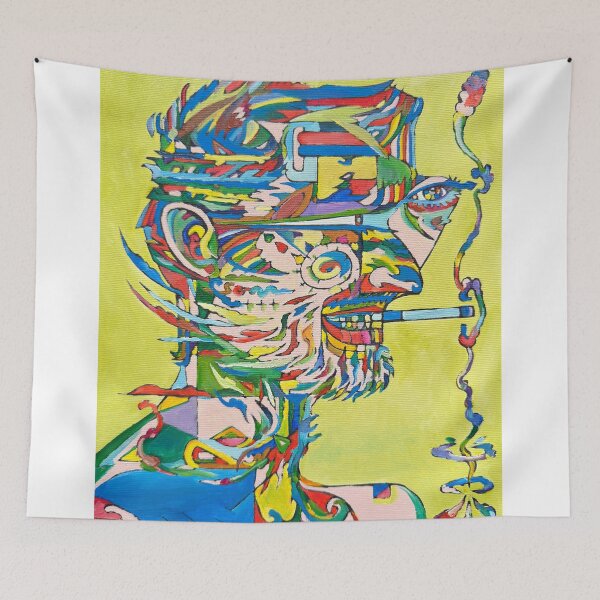 Item preview, PORTRAIT OF MAN WHO STARTED SMOKING WHEN EVERYONE ELSE QUIT designed and sold by lautir.