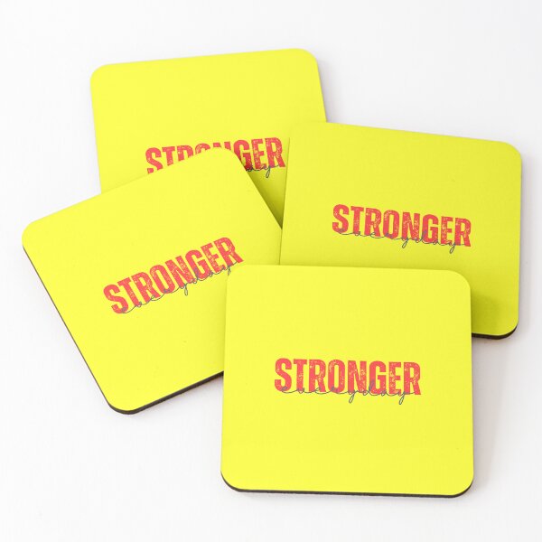 Item preview, Powerful Gym Motivational Quote। Stronger Everyday designed and sold by typoinspired.