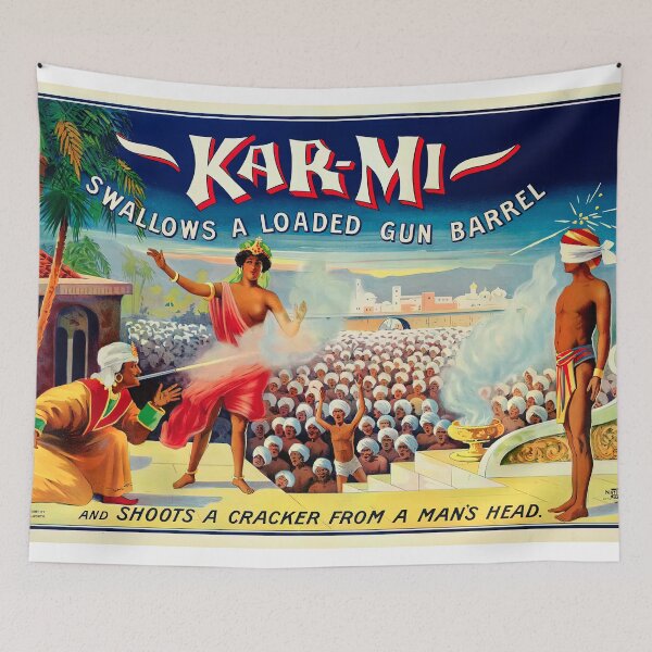 Item preview, Kar-mi the Magician Vintage Design designed and sold by Retr0Tshirts.