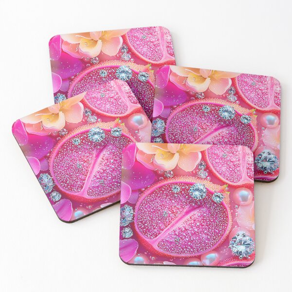 Item preview, Stunning Pink Glam Art - Fruits and Flowers designed and sold by AngelHomes1.
