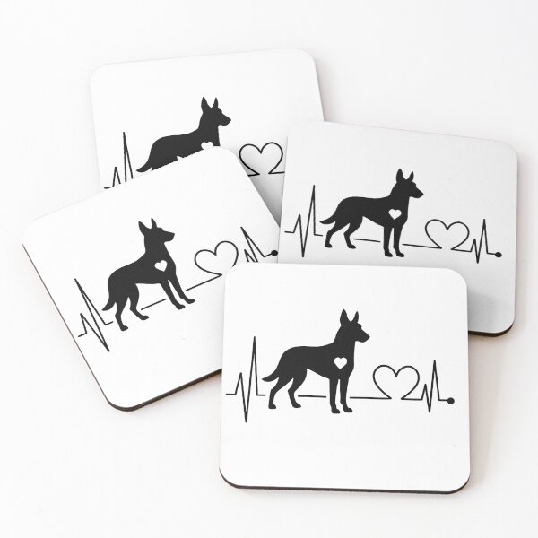 Item preview, Malinois Heartbeat Design – Perfect Gift for Malinois Lovers designed and sold by GoodyPaws.