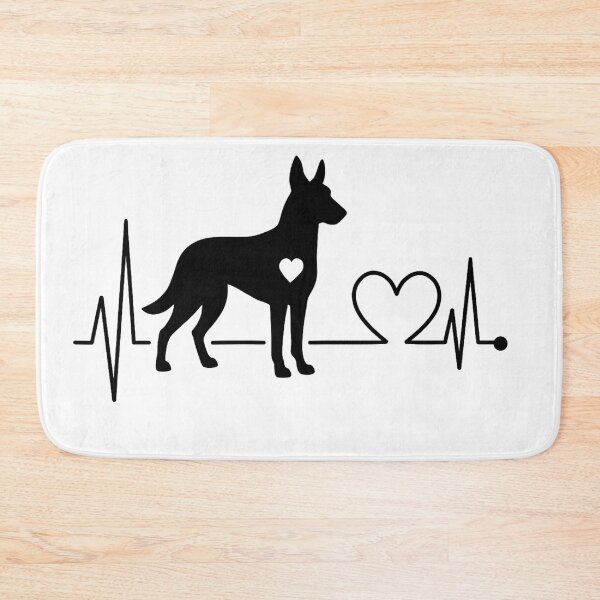 Item preview, Malinois Heartbeat Design – Perfect Gift for Malinois Lovers designed and sold by GoodyPaws.