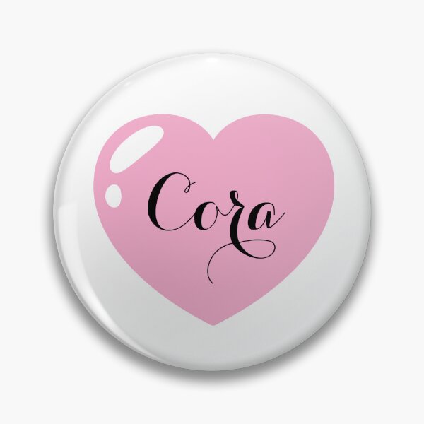 Item preview, Cora Name with Pink Heart  designed and sold by Monika Howarth.