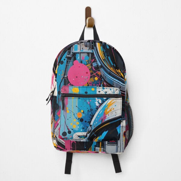 Item preview, Cosmic Drippin' - Astronaut in Graffiti Space Gear designed and sold by BrushRushX.