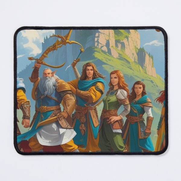 Item preview, Fantasy Adventurers Journeying Through Mountains designed and sold by PUBGMEDIA.
