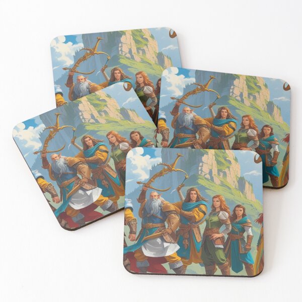 Item preview, Fantasy Adventurers Journeying Through Mountains designed and sold by PUBGMEDIA.
