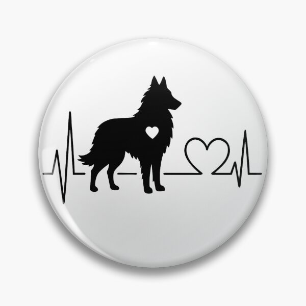 Item preview, Tervuren Heartbeat Design – Perfect Gift for Tervuren Lovers designed and sold by GoodyPaws.