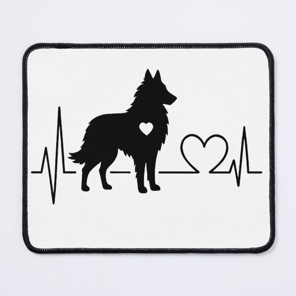 Item preview, Tervuren Heartbeat Design – Perfect Gift for Tervuren Lovers designed and sold by GoodyPaws.