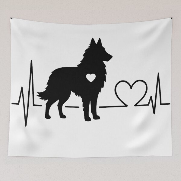 Item preview, Tervuren Heartbeat Design – Perfect Gift for Tervuren Lovers designed and sold by GoodyPaws.