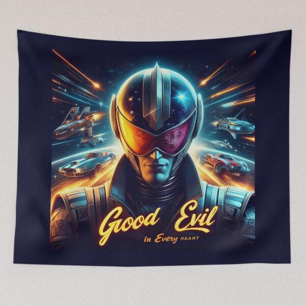 Item preview, Cyberpunk Racer Helmet Cosmic designed and sold by Voodoo Store Paranormal Collections.