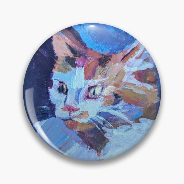 Item preview, Surprised cat painting designed and sold by carolineclrt.