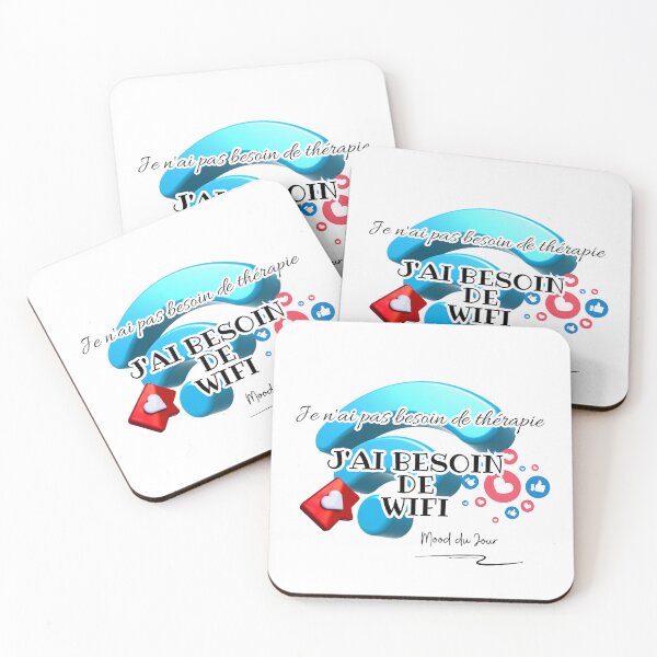 Item preview, No therapy needed, just Wi-Fi designed and sold by mooddujour.