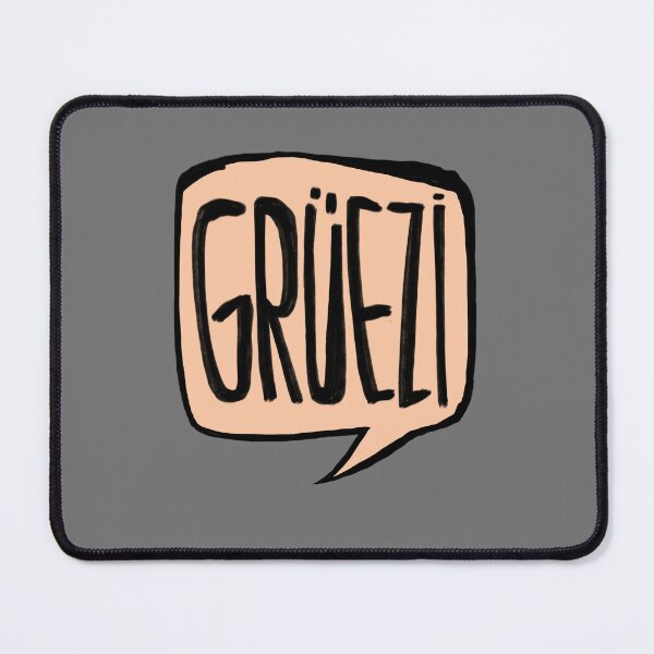 Item preview, Grüezi, say hello designed and sold by badlydrawnbabe.