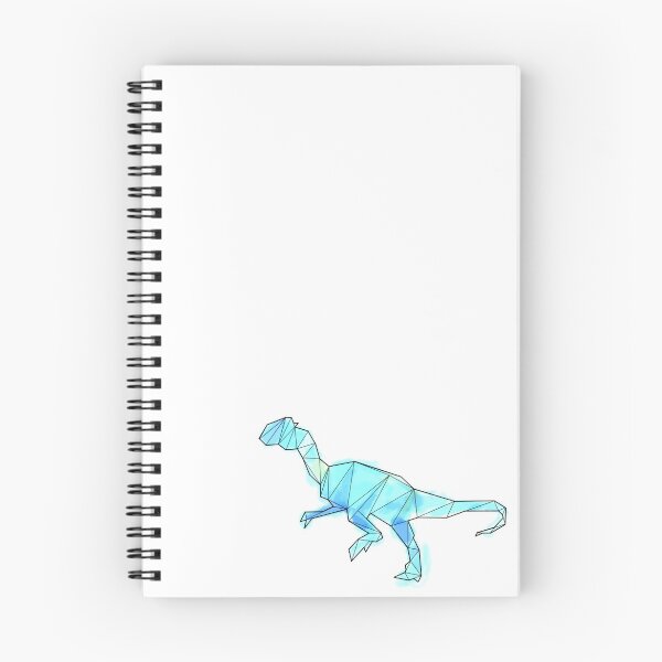 Item preview, Geometric Blue Hadrosaurus Dinosaur designed and sold by kelciparsell.