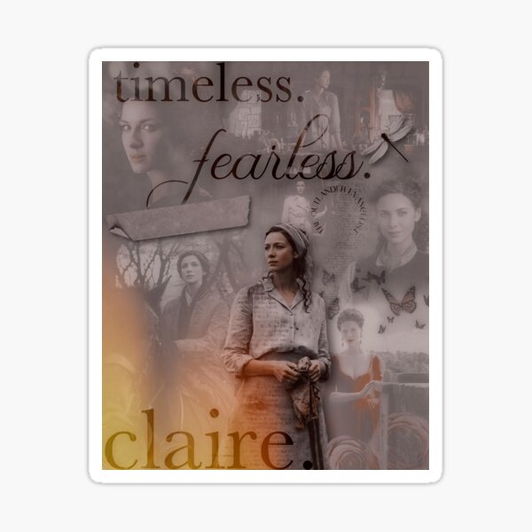 Item preview, Intemporel. Intrépide. Claire Fraser. designed and sold by Mochridhe-art.