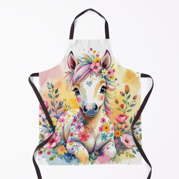 Item preview, Floral Watercolor Pony designed and sold by J-CCreations.
