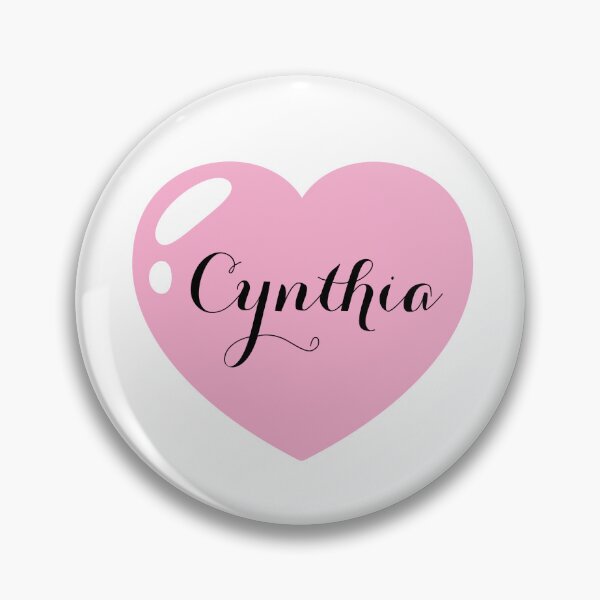 Item preview, Cynthia Name with Pink Heart  designed and sold by Monika Howarth.