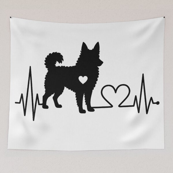 Item preview, Croatian Sheepdog Heartbeat – Unique Design for Dog Lovers designed and sold by GoodyPaws.