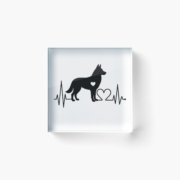 Item preview, Czechoslovakian Wolfdog Heartbeat – Unique Design for Dog Enthusiasts designed and sold by GoodyPaws.