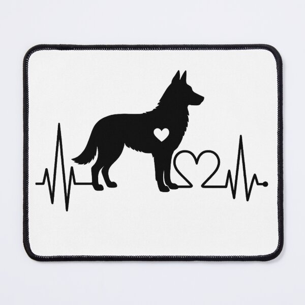 Item preview, Czechoslovakian Wolfdog Heartbeat – Unique Design for Dog Enthusiasts designed and sold by GoodyPaws.