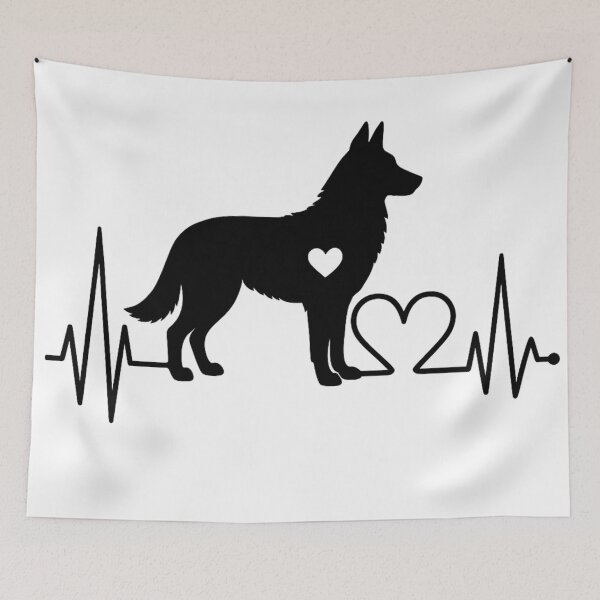 Item preview, Czechoslovakian Wolfdog Heartbeat – Unique Design for Dog Enthusiasts designed and sold by GoodyPaws.