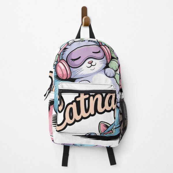 Item preview, three pastel cartoon cats with text 'Catnap Crew' designed and sold by Nimkaew.