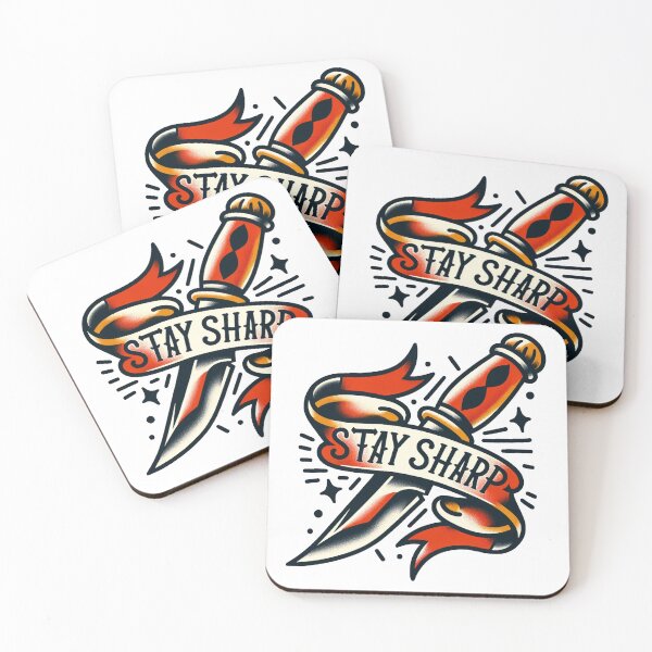 Item preview, Old School Knife Design - Stay Sharp designed and sold by taste-with-it.
