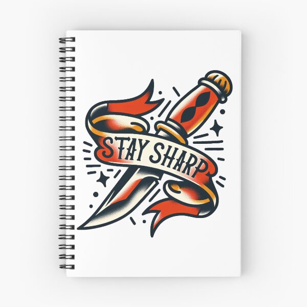 Item preview, Old School Knife Design - Stay Sharp designed and sold by taste-with-it.