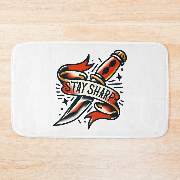 Item preview, Old School Knife Design - Stay Sharp designed and sold by taste-with-it.