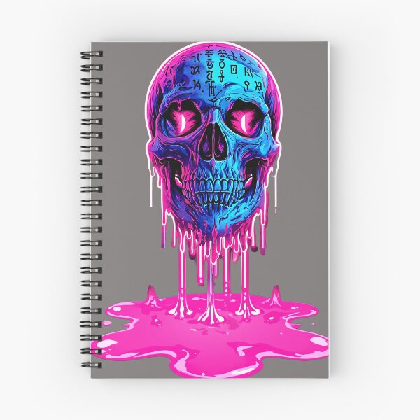 Item preview, Mystic Glowing Neon Skull  designed and sold by JonHale.