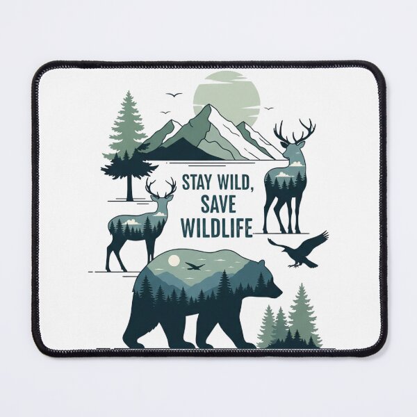 Item preview, Stay Wild,Save Wildlife? designed and sold by loccotown168.