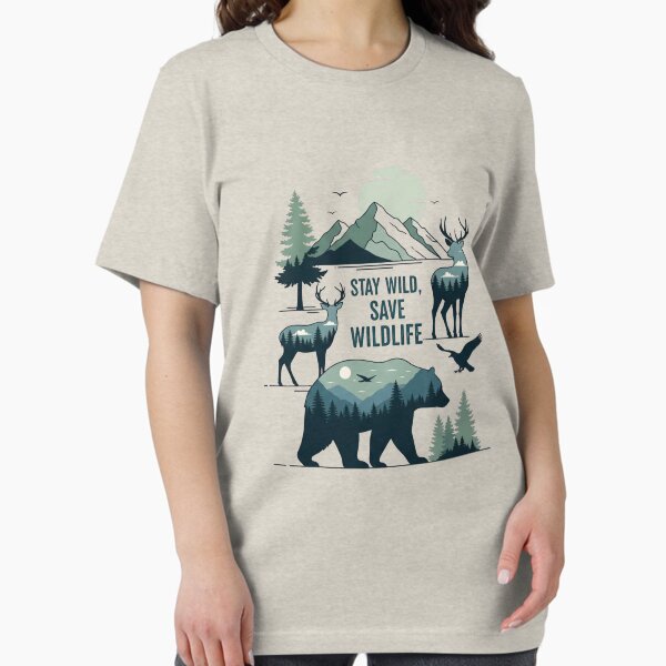 Item preview, Stay Wild,Save Wildlife? designed and sold by loccotown168.