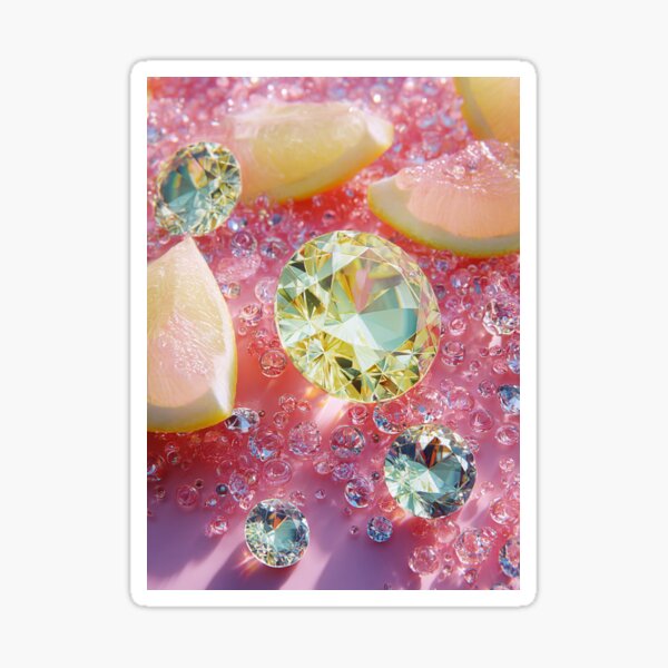 Item preview, Citrus Sparkle Lemon Diamond Art designed and sold by AngelHomes1.