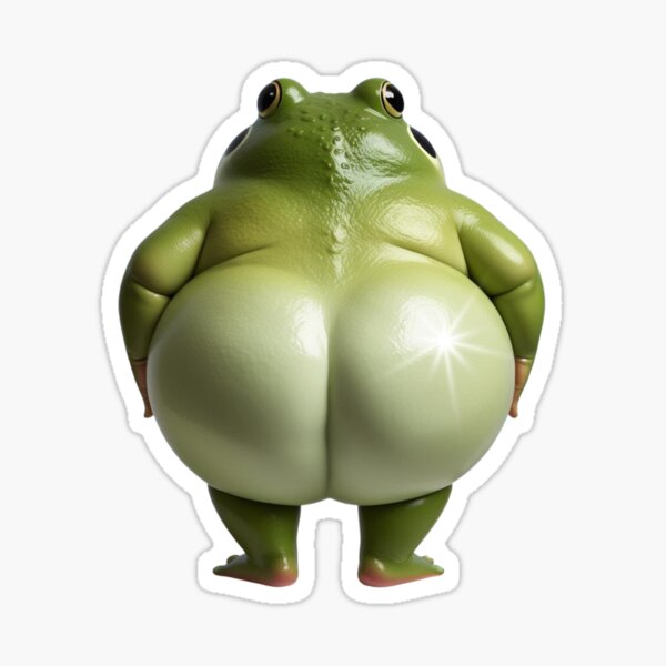 Item preview, Shiny frog butt designed and sold by FatBirdie.