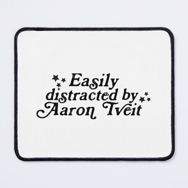 Item preview, Aaron Tveit, Easily distracted by designed and sold by baranskini.