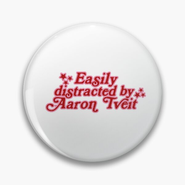 Item preview, Aaron Tveit, Easily distracted by designed and sold by baranskini.