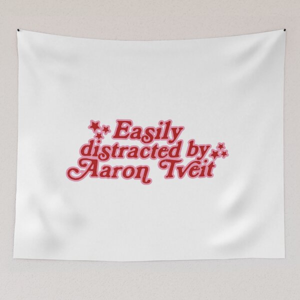 Item preview, Aaron Tveit, Easily distracted by designed and sold by baranskini.