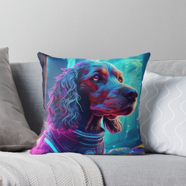 Item preview, Cocker Spaniel Cyber Dog designed and sold by CosmoDigitally.
