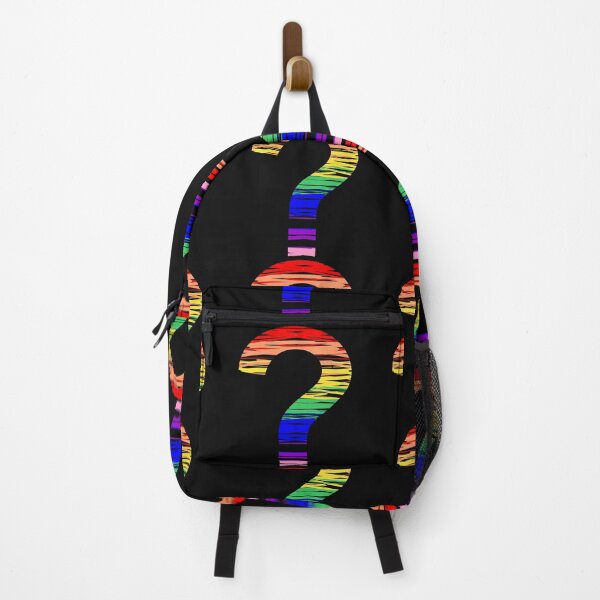 Item preview, Question mark in rainbow colors (LGBTQ) designed and sold by NMB-ART-Design.
