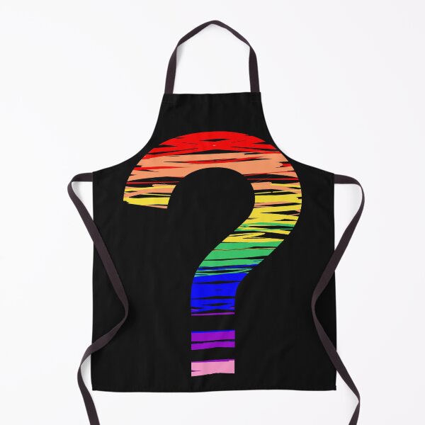 Item preview, Question mark in rainbow colors (LGBTQ) designed and sold by NMB-ART-Design.