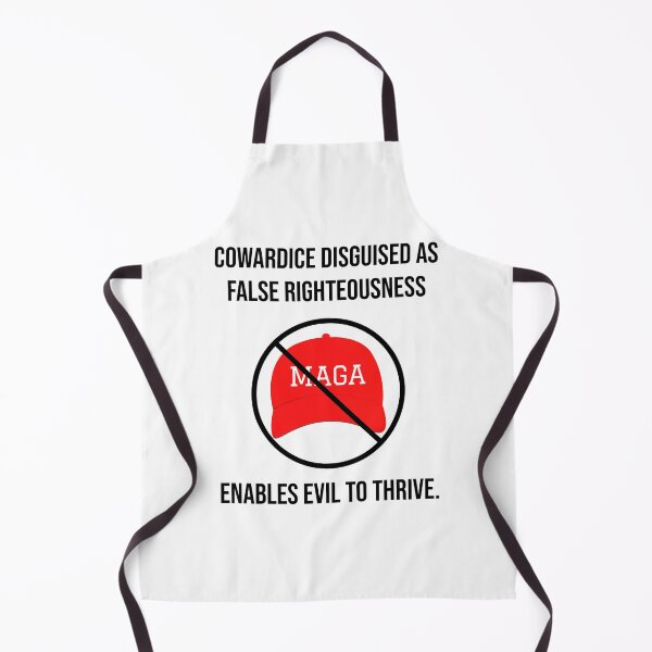 Item preview, Cowardice disguised as false righteousness anti MAGA design designed and sold by Rachel the Artist .