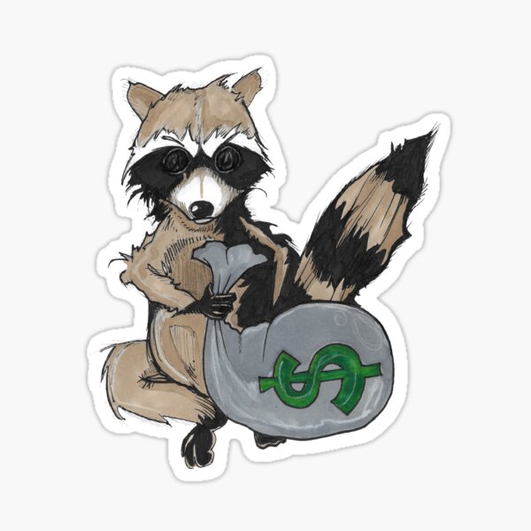 Item preview, Raccoon Bandit designed and sold by maribiker.