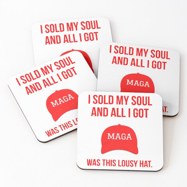 Item preview, Vendí mi alma y solo conseguí este sombrero asqueroso. Diseño de humor político. designed and sold by Rachel the Artist .