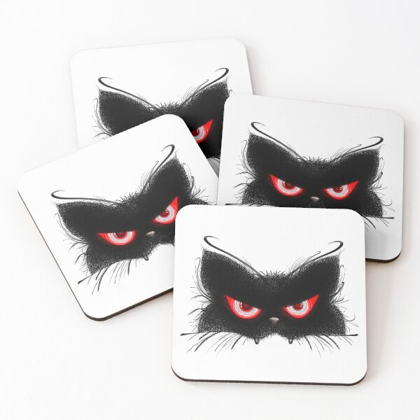 Item preview, Demon Glare Cat designed and sold by Lil’ Ember Eyes.