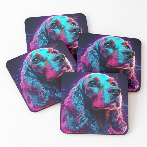 Item preview, Cocker Spaniel Cyber Dog designed and sold by CosmoDigitally.