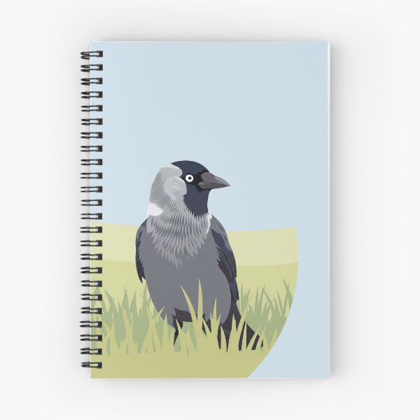 Item preview, The Jackdaw - Minimalist Corvid Art designed and sold by TheArtEngineer.
