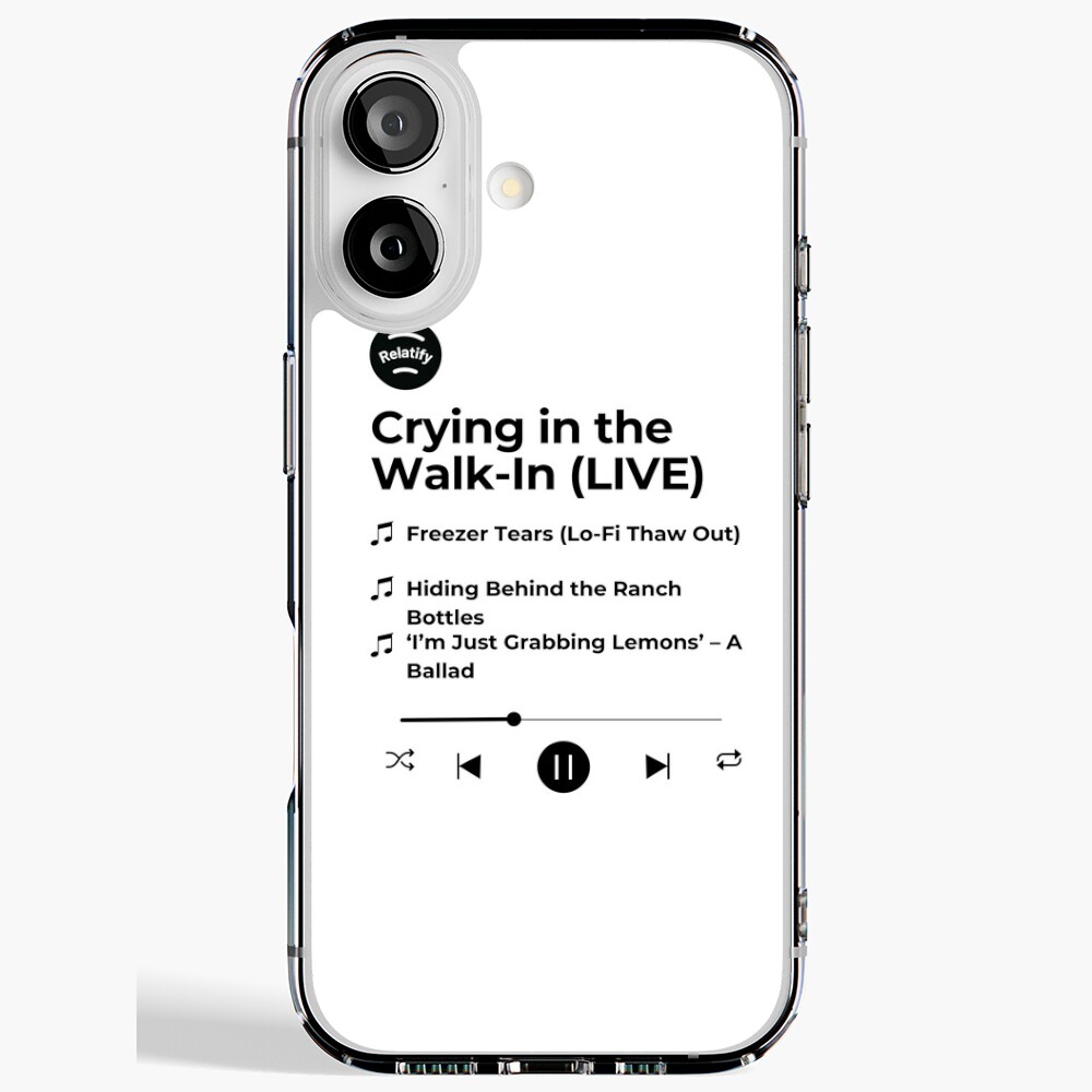 Crying in the Walk-In (LIVE) Sticker