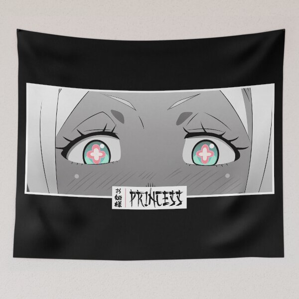 Item preview, Princess Anime Eyes Monochrome Japanese Cozy Manga designed and sold by Otakurypto.