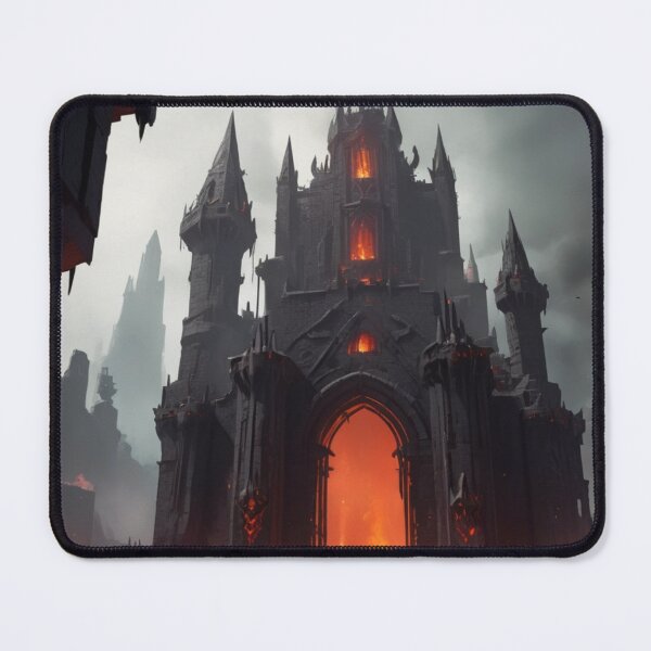 Item preview, Dark Castle Engulfed in Fiery Chaos designed and sold by PUBGMEDIA.